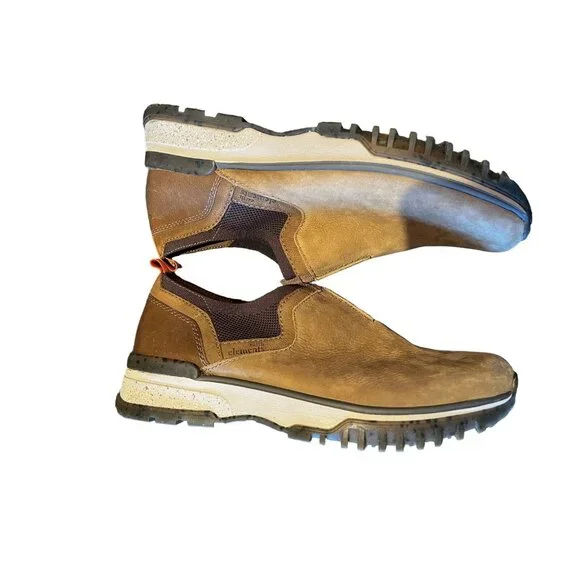 Earth Elements Men’s Size 9.5 Shoes Taupe Slip-Ons Suede  Padded Insoles Vents - Picture 5 of 9